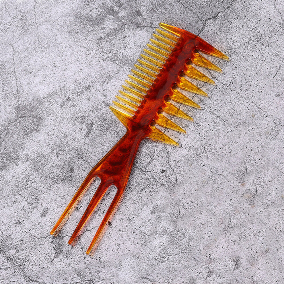 Dreamy Unisex 2Pcs/Set Double Sided Hairbrush Dye Detangling Tint Comb Barber Stylist Tool