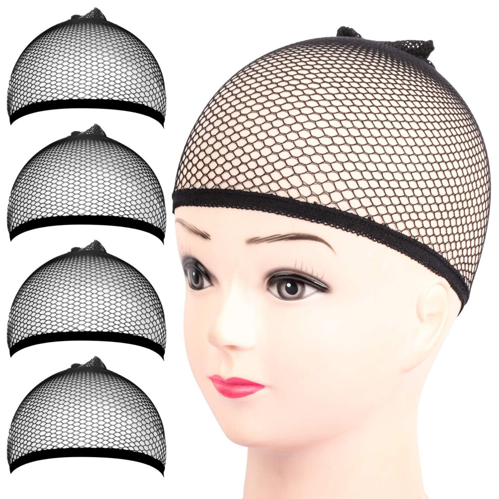 Dreamy High Elastic Wig Liner Cap Cover Mesh Hair Wearing Net Hat Hairpiece Accessory