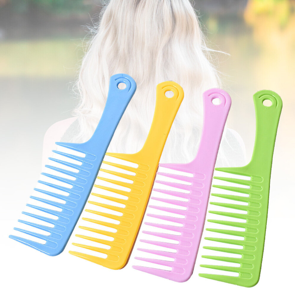 Dreamy Unisex Not,Specified 2Pcs Wide Tooth Comb Detangling Curly Wavy Straight Hair Brush Styling Tool