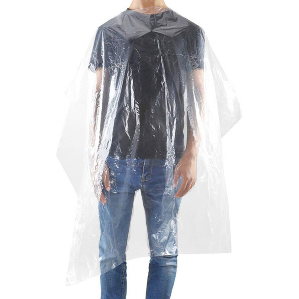 Dreamy 50Pcs Disposable Hairdressing Capes Cover Waterproof Perm Hair Cut Salon Apron