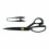 Scissors Gift Set Dressmaking Heavy Duty 23cm & Thread Snips 10cmBlack 3