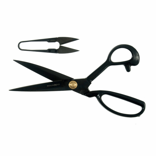 Scissors Gift Set Dressmaking Heavy Duty 23cm & Thread Snips 10cmBlack 1
