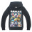 (Black, 140cm) Children's Roblox Print Hoodie Sweater Long Sleeve Fashion Pullover Tops 1