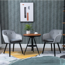 Comfortable Velvet 2X Grey Dinning Chair Office Seat Furniture, Best