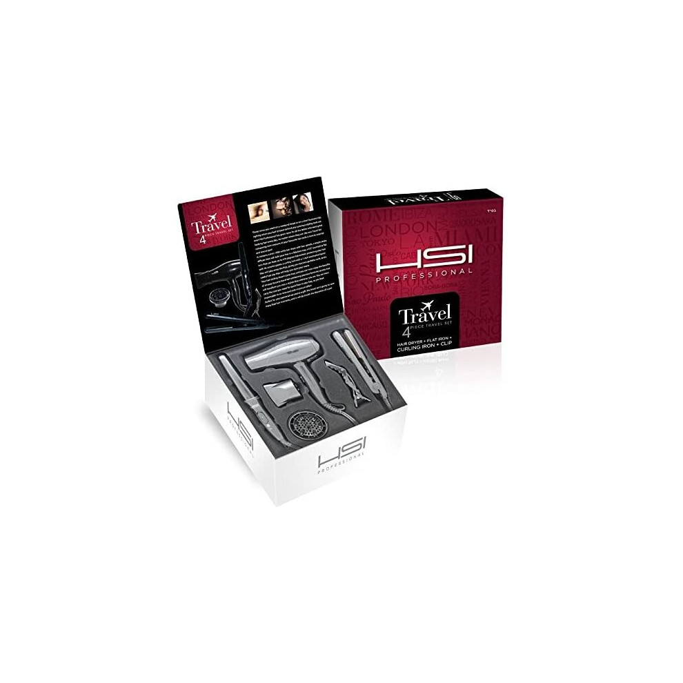 Hsi Iron Hair Straightener Hair Dryer + Diffuser, Curling Iron