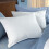 (FIRM DELUXE) Soft Luxury Pillows Stripe Quilted Bed Pillow UK 4