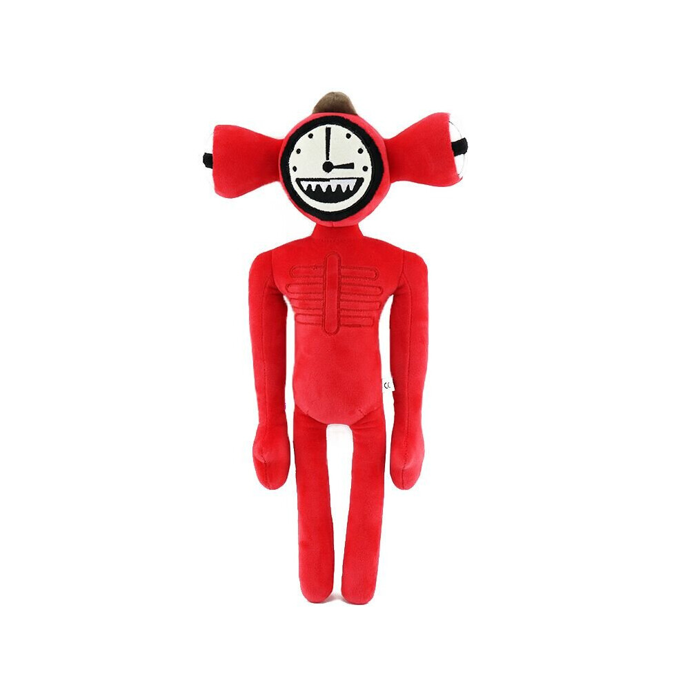 (Clock) Siren Head Horror Plush Toy Big Mouth Clock Poop Monster Stuffed Doll Kid Gifts