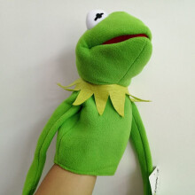 Sesame Street The Show Kermit the Frog Plush Hand Puppet Kids Gift Toy 40cm