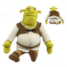 Obrovská Shrek plyšová bábika Plyšová hračka Shrek Ogre 40 cm Mäkký vankúš Detské darčekové hračky