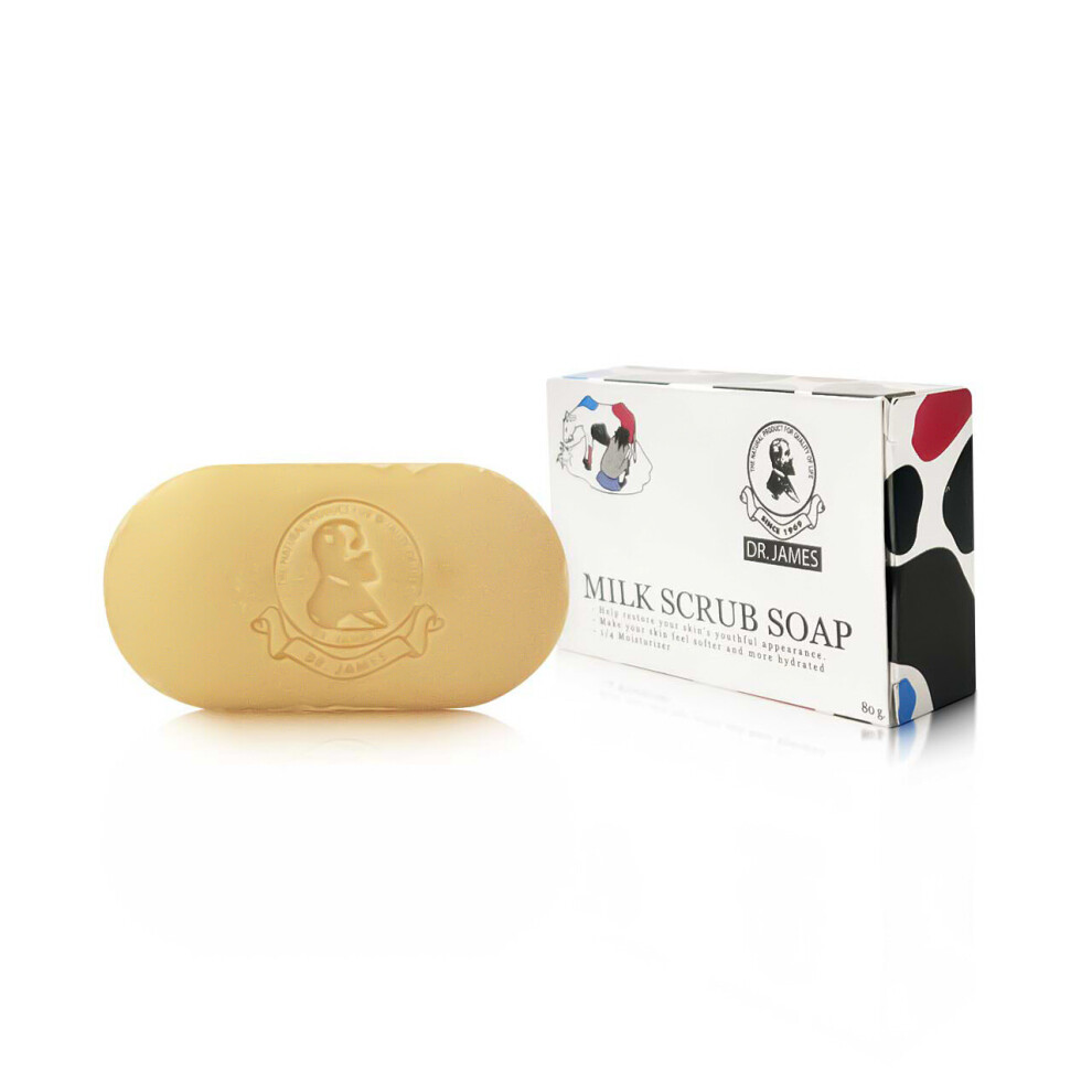 Dr James Dinicolantonio Dr James Milk Scrub Soap 80G