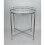 Spot On Dealz Silver Metal Side Coffee Tray End Table With Metal frame Removable Top 1