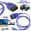 Câble USB KKL VAG-COM 409.1 OBD2 OBDII Diagnostic Scanner VW/Audi/Seat VCDS 2