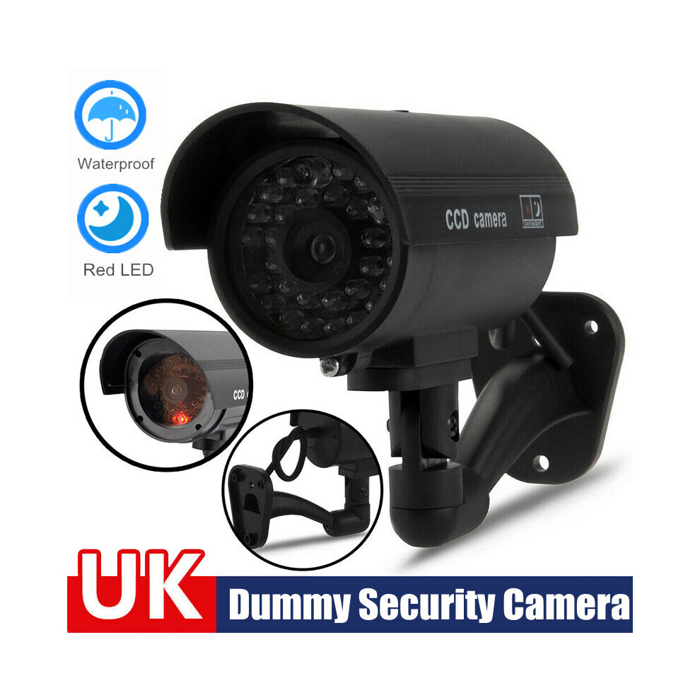 Dummy Camera Cctv Security Surveillance Cam Fake Ir Led Light Outdoor 097325000181