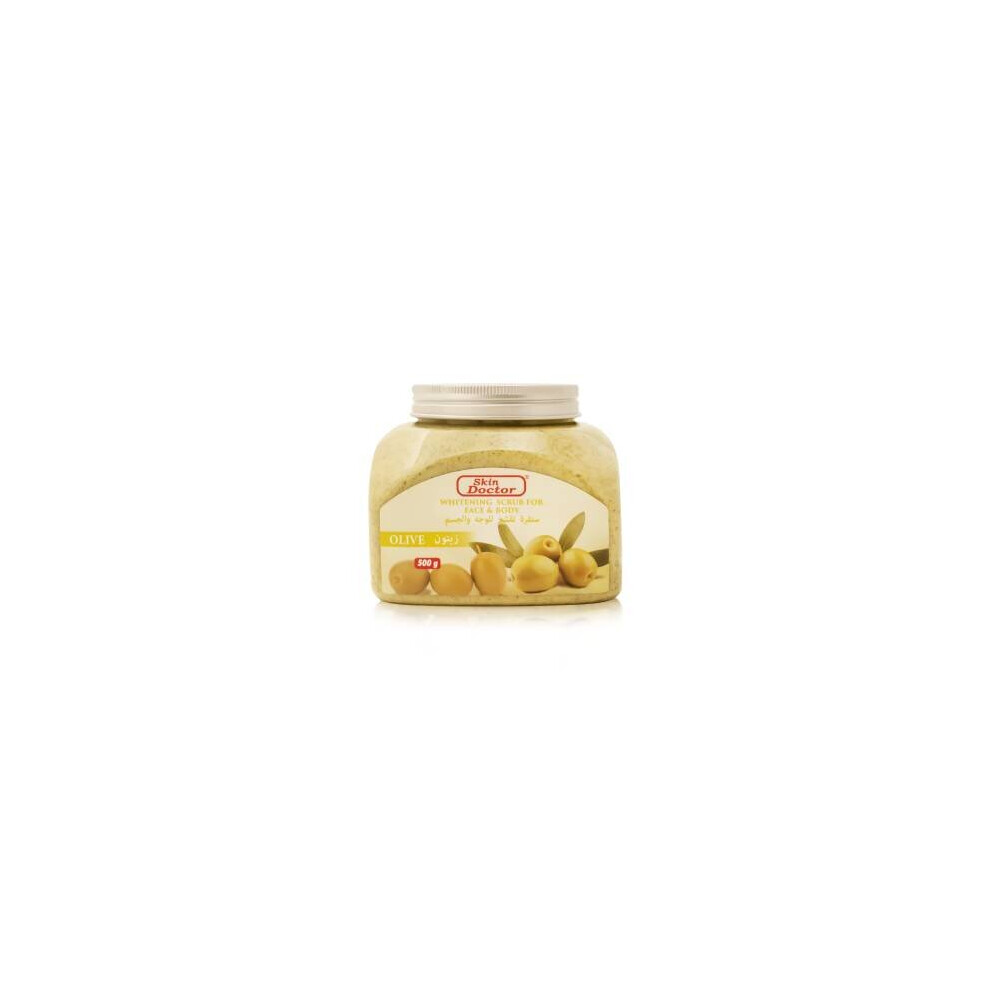 Skin Doctor Olive Scrub For Face & Body, Softer Skin with Natural Olive Extract 500g