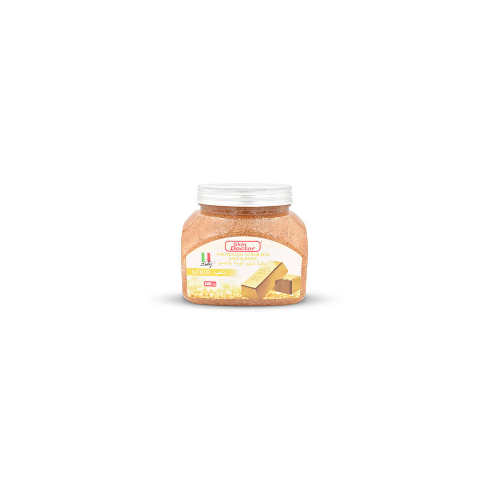 Skin Doctor Gold Whitening Scrub For Face & Body 500g