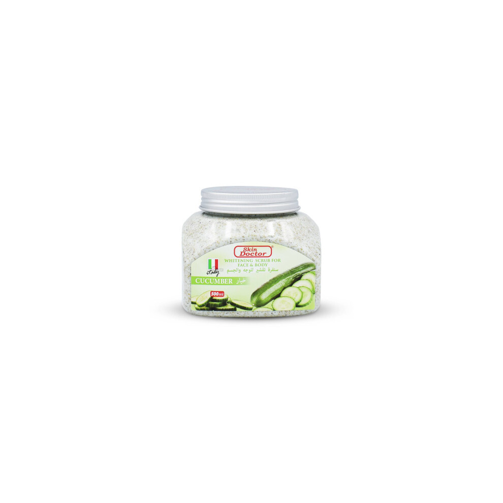 Skin Doctor Cucumber Whitening Scrub For Face & Body 500g