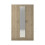 RD Furniture Ready assembled Classic 3 Door Mirrored Wardrobe Oak 1