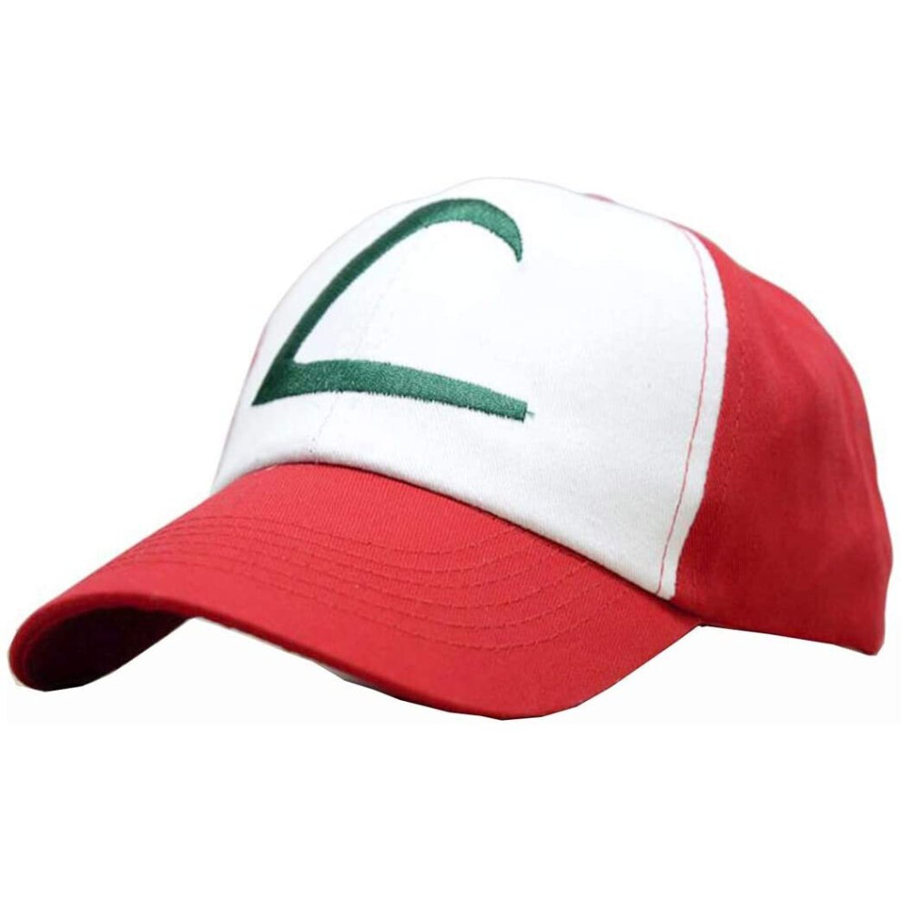 Pokemon Ash Ketchum Baseball Embroidered Cap Adjustable Unisex Hat