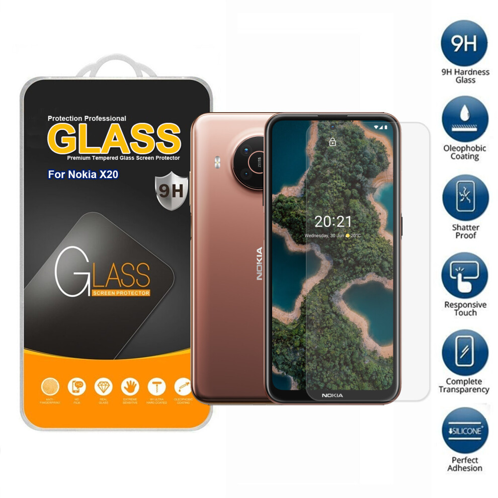 For Nokia X20 Tempered Glass Screen Protector 304063160573