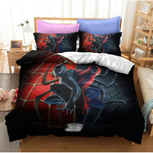 (Pattern 15, Single) Spiderman Bedding Single Double Duvet Cover Set