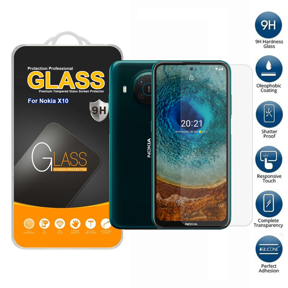 For Nokia X10 Tempered Glass Screen Protector 304063160566