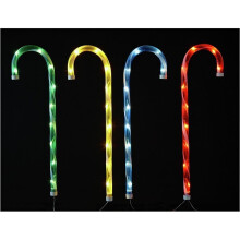 5410547 Home 4-Pack Candy Cane Path Finder Christmas Lights Multi Indoor/Outdoor, 60cm Tall, 40 LEDs, 5m Lead