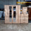 RD Furniture Ready assembled Classic 4 Door Double Mirrored Wardrobe Oak 2