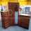 RD Furniture Ready assembled Classic 3 Drawer Bedside Walnut 2