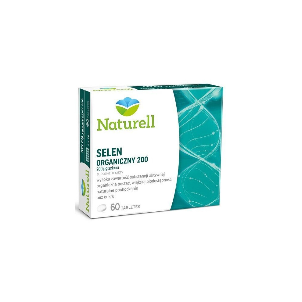 Naturell Selen organiczny 200 - 60tabletek