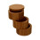 Premier Housewares BAMBOO NATURAL CYLINDRICAL STORAGE SET 2