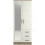 RD Furniture Ready assembled Classic 2 Door 3 Drawer Combi Mirrored Wardrobe Oak And White 1