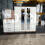 RD Furniture Ready assembled Classic 4 Door Double Mirrored Wardrobe Oak And White 2