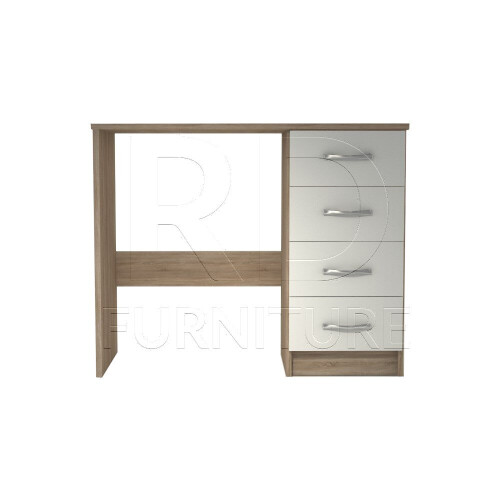 RD Furniture Ready assembled Classic Dressing Table Oak And White