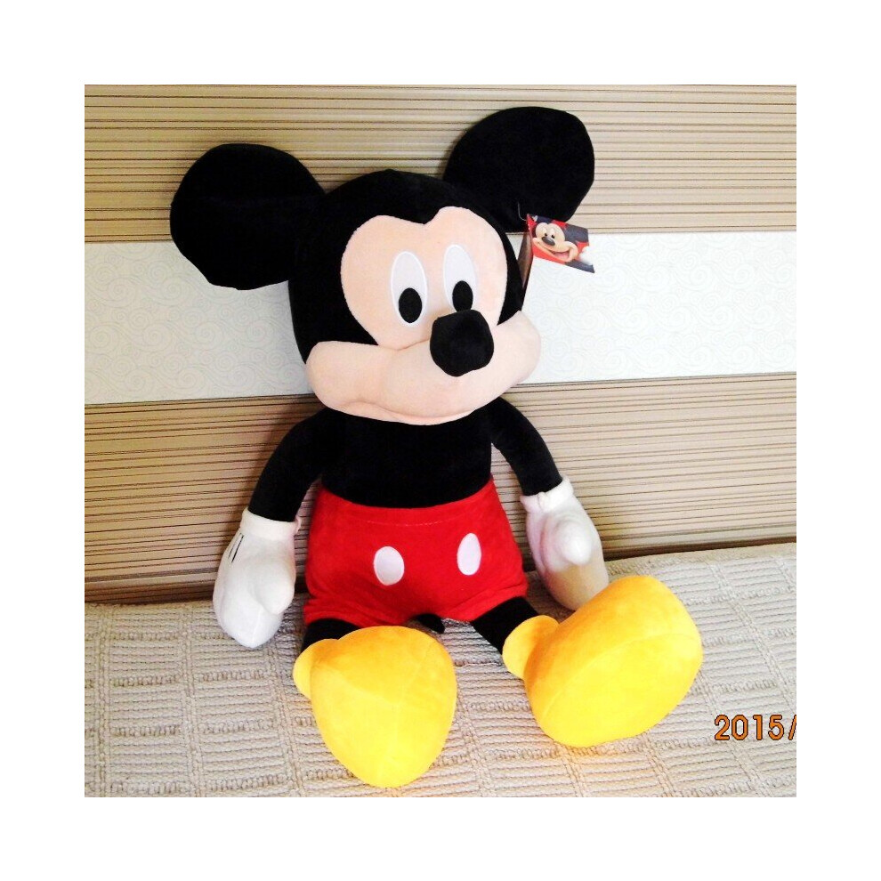 (balck, 35cm) (35cm/50cm) Mickey and Minnie plush toy doll birthday Christmas gift