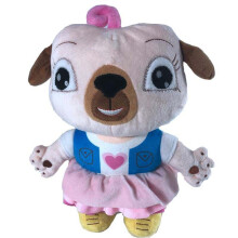 (Chien - 30 cm) Peluches Chip and Potato: Carlin et Souris en peluche, poupée en peluche, cadeau pour enfants