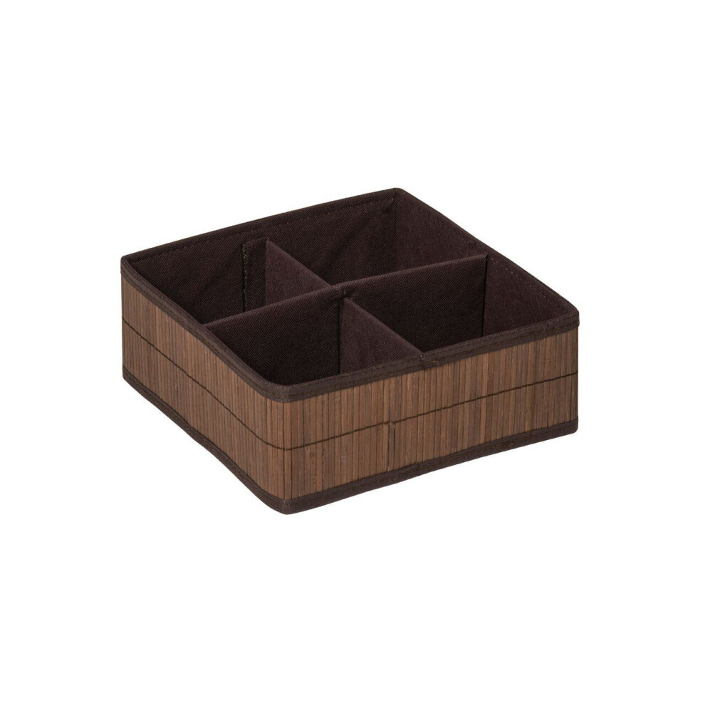 Kankyo 4 Sections Bamboo Storage Box