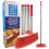 Soft Indoor Broom Red Stainless Steel Handle 2