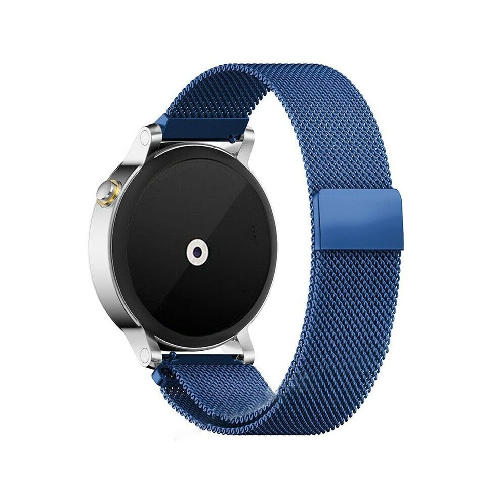 (, 22Mm) Universal Milanese Mesh Loop Magnetic Watch Band Strap Metal Wristband 20Mm 22Mm Blue 693366846674