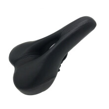 (Black) Most Comfortable Bike Seat for Men Mens Padded Bicycle Saddle with Soft Cushion