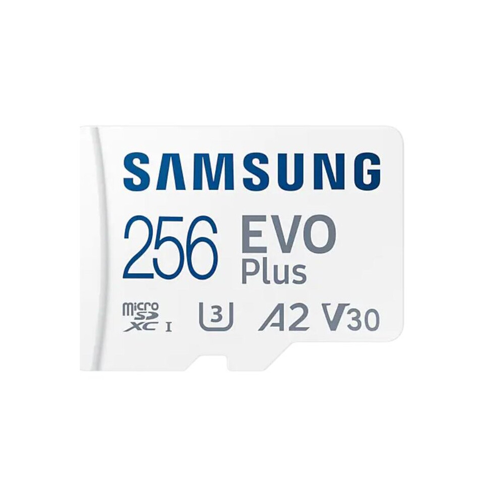 (256GB) Evo Plus 2021 MicroSDXC Memory Card U3 V30 130Mb/s