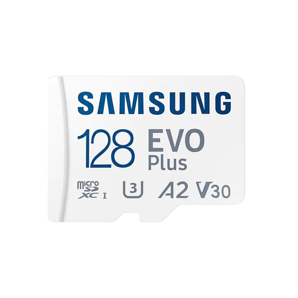 (128GB) Evo Plus 2021 MicroSDXC Memory Card U3 V30 130Mb/s