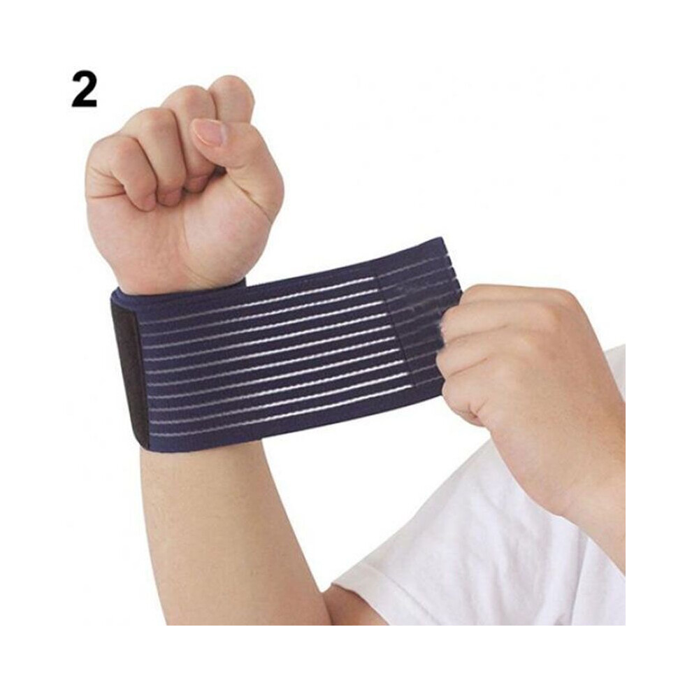 Black (Black) New Elastic Wrist Ankle Hand Elbow Knee Brace Gym Sport Bandage Guard Support