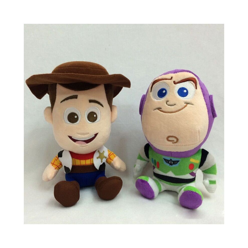 Disney Toy Story 3 Woody Buzz Lightyear Plush Toys Soft Dolls Gift