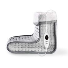 Nedis Foot Warmer 6 Heat Settings Washable Digital Control Overheat protection