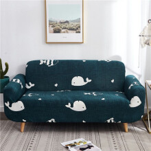 (Fish, 1 Seater) 1 2 3 4 Cute animal sofa cover sliding cover sofa stretch living room combination soft corner