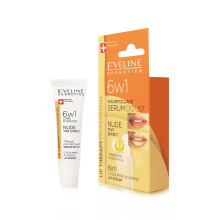 Eveline Cosmetics Lip Therapy 6-in-1 Care & Color 12ml | Nude Tint Lip Balm with Moisturizing & Repair Formula | Hydrating Tinted Lip