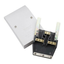 Click PRW217 Easyfit Dual Cooker Cable Connection Outlet Plate 45A