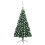 VidaXL vidaXL Artificial Half Pre-lit Christmas Tree with Ball Set Xmas Tree Green 1
