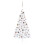 VidaXL vidaXL Artificial Half Pre-lit Christmas Tree with Ball Set Xmas Tree White 1