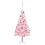 VidaXL vidaXL Artificial Pre-lit Christmas Tree with Ball Set Xmas Tree Pink PVC 1